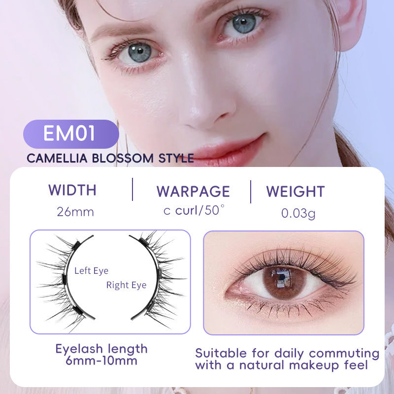 Magnetic Eyelashes without Applicator